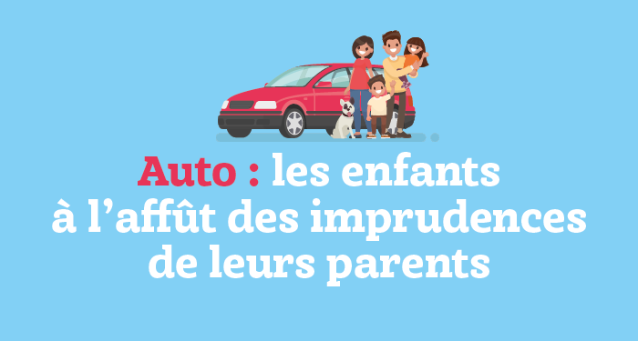 Mauvais comportement au volant : les enfants voient tout !