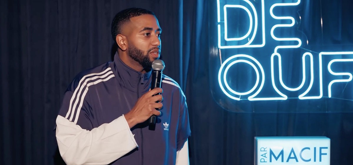 De Ouf ! par Macif : Nordine Ganso, le rire en ultra-violet