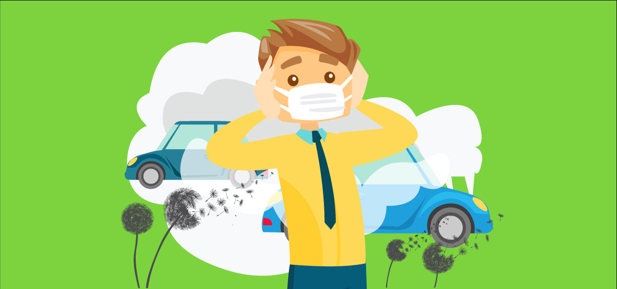 Les allergies sont aggravées par la pollution