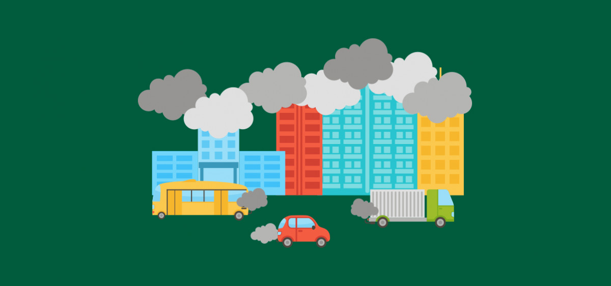 En hiver, rouler moins vite permet aussi de réduire les brouillards de pollution !